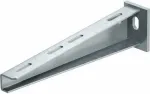 OBO Bettermann sieninis ir stulpinis laikiklis AW 30 71 FT, 710 mm i&scaron;ky&scaron;a, kar&scaron;tai cinkuotas plienas, 30x30 mm profilis 6419836