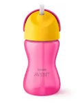 Philips Avent gertuvė su lanksčiu &scaron;iaudeliu, 300 ml, 12 mėn.+, rožinė
