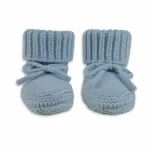 Lodger Slipper Merino Wool kūdikių &scaron;lepetės, Blue Fogg, 6-12 mėnesių