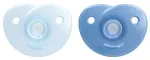 Philips Avent Soothie silikoninis čiulptukas su silikoniniu skydeliu, 0-6 mėn., 2 vnt.