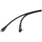 Renkforce USB4 USB-C į USB-C kabelis 1m juodas 8K UHD su magnetiniu jungtimi RF-6438138