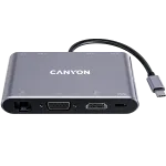 Canyon DS-14 - USB-C dokų stotelė - VGA, HDMI