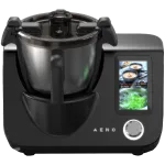 AENO CR1S protingas maisto gaminimo robotas su 3,5 l dubeniu, 8 automatinėmis programomis, 12 greičių, 1000 W (&scaron;ildymas), 600 W (variklis), 37&ndash;130 &deg;C, įmontuotomis svarstyklėmis