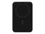 mophie Essentials magnetinė belaidė i&scaron;orinė baterija 10K su stovu, juoda (401118083)