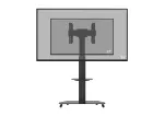 celexon Professional Adjust-3770MP televizoriaus vežimėlis plok&scaron;tiems ekranams 32-70 colių (81,3-177,8 cm), anoduotas aliuminis ir matinis stiklas, juodas