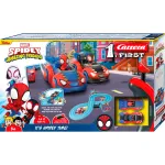 Slot car rinkinys CARRERA FIRST Spidey 20063049 &ndash; vaikų lenktynių trasos pradžiamokslis