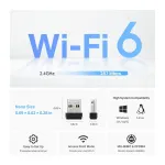 TP-Link Archer TX1U Nano AX300 Wi-Fi 6 USB adapteris kompiuteriui