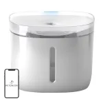 Automatinis vandens dozatorius gyvūnams Petoneer Fresco Mini Plus &mdash; 1,9 l, ABS, suderinamas su Tuya, 5 V DC