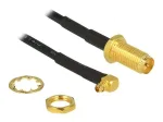 Koaksialinis kabelis DeLOCK 88936, RP-SMA / MMCX, 0,32 m