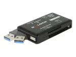 DeLOCK SuperSpeed USB kortelių skaitytuvas CF SD Micro SD MS M2 xD 5 Gbps