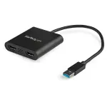 StarTech.com USB 3.0 į dvigubą HDMI adapteris, USB į 2x HDMI monitorių keitiklis, skirtas Windows (nepalaiko macOS/ChromeOS/Linux) &ndash; TAA