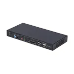 StarTech.com 2 prievadų dviejų monitorių DisplayPort KVM jungiklis su dviejų vaizdų vaizdo matrica, 4K 60Hz, 4x USB &scaron;akotuvas, kar&scaron;tųjų klavi&scaron;ų perjungimas, DP 1.2 matrica KVM, TAA atitikmuo