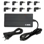 Maitinimo adapteris / keitiklis IBOX IUZ90WA 90 W, įėjimas 100&ndash;240 V, i&scaron;ėjimas 4,5 A, reguliuojama įtampa, vidaus, juodas