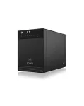ICY BOX IB-3740-C31 i&scaron;orinis HDD/SSD dėklas, juodas, 2.5/3.5 colio