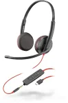 Ausinės POLY Blackwire C3225, laidinės, USB-C, supra-aural