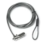 Kombinacinis spyna DICOTA Stand-alone Notebook Security Pro Juoda Plieninė
