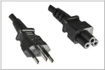 MicroConnect PE010818BRAZIL maitinimo laidas, 1,8 m, C5 jungtis, Brazilijos ki&scaron;tukas, juodas