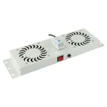 Lanview RAF115WH-UK 1U stogo ventiliatoriaus modulis 2 ventiliatoriai balta