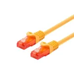 LOGON TCU66U070Y Cat6 U/UTP komutacinis kabelis, 7 m, geltonas