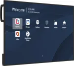 ViewSonic ViewBoard CDE4331-1C skaitmeninių i&scaron;kabų monitorius 109,2 cm (43 colių), 4K Ultra HD 3840 x 2160, LCD, 500 cd/m&sup2;, Android 14, Wi-Fi, 24/7, USB-C 65W, juodas