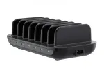 Conceptronic OZUL07B 160W 7 prievadų USB PD įkrovimo stotelė, USB-C x 7, PD 3.0