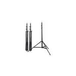 Walimex WT-806 1017698 lempų trikojų rinkinys &ndash; 3 juodi aliumininiai &scaron;viesų stovai