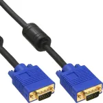 InLine S-VGA Premium laidas 15HD ki&scaron;tukas / ki&scaron;tukas juodas 0,5 m