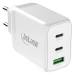 InLine 31506E universalus greitasis kroviklis, 65 W, 3 prievadai (1x USB-A, 2x USB-C), balta