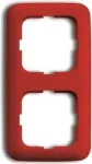 BUSCH JAEGER 2512-217-101 Abdeckrahmen rot RAL3020