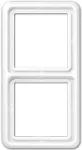 Sieninio lizdo dangtelis JUNG CD 582 WW Baltas, Duroplast, bevaržtis, 81&times;152 mm