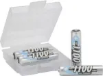 Ansmann Micro AAA įkraunamos NiMH baterijos 4 vnt. + dėžutė 1100 mAh 1,2 V 1311-0002