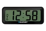 BLAUPUNKT CL04BK juodas kompakti&scaron;kas laikrodis su termometru, drėgmės indikatoriumi, kalendoriumi, žadintuvu, snaudimo funkcija, AAA baterija