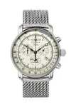 Zeppelin 100 Jahre 8680M-3 kvarcinis chronografinis laikrodis su žadintuvu, 43 mm