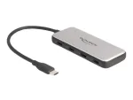 DeLOCK 64261 USB 3.2 Gen 1 Type-C &scaron;akotuvas 10000 Mbit/s juoda pilka