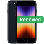 Apple iPhone SE (2022) 4.7 colio Retina IPS 5G 128GB Midnight iOS atnaujintas C klasės
