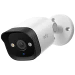 IP kulkos formos lauko stebėjimo kamera Eufy T8P00321, 8 MP (3840&times;2160), laidinis PoE, lubų/sienos montavimui, juoda/balta