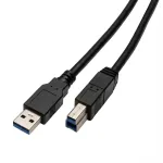 USB A&ndash;B laidas Captiva 80292, 2 m, juodas