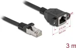 DeLOCK 90778 3 m Cat6a S/FTP tinklo kabelis, juodas
