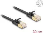 Tinklo kabelis DeLOCK RJ45 Cat.6A U/FTP 0,3 m juodas