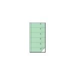 Kvito ir užsakymo knygelė Sigel Bonbuch 105 x 200 mm &scaron;viesiai žalia &ndash; 360 kopijų, mėlynas popierius