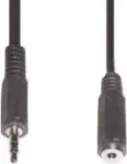 Garso kabelis 3,5 mm e+p B 125/5 5 m juodas