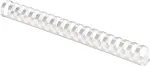 Fellowes plastikiniai įri&scaron;imo spiralės 16 mm, 21 žiedai, balta, 100 vnt. (5347003)