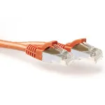 ACT Orange 10.00 metro SFTP CAT6A pataisas laidas su RJ45 jungtimis, apsaugotas nuo užsikabinimo