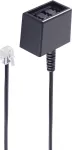 Telefono kabelis ShiverPeaks BS71280-6 0,15 m Juodas