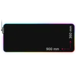 Lorgar Steller 919, žaidimų pelės kilimėlis, didelės spartos pavir&scaron;ius, neslystantis guminis pagrindas, RGB ap&scaron;vietimas, USB jungtis, 900 mm x 360 mm x 3 mm