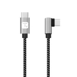 Techly ICOC MU2CC9-020-AL USB-C laidas USB 2.0 2 m pilka, juoda