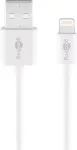 Goobay Lightning USB įkrovimo ir sinchronizavimo laidas 2 m, baltas