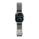 LAUT SATURN LOOP Titanium Woven Mesh Band, Space Grey, Apple Watch