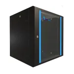 Sieninis tinklo spintos korpusas Extralink 12U 600x600 juodas