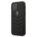 Ferrari Off Track Quilted Hardcase, skirta Apple iPhone 12 Pro Max 6,7 inch, juoda